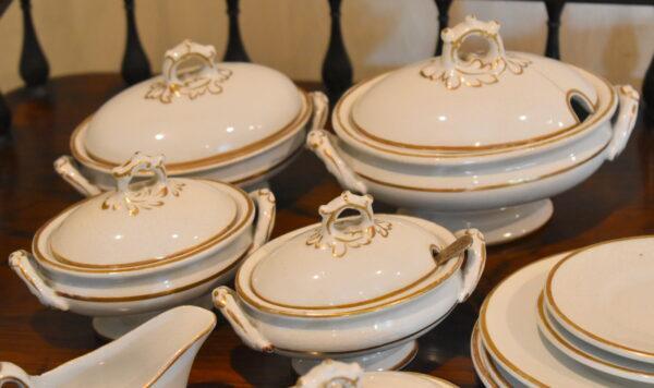 Extensive Victorian child’s toy dinner service - Image 3
