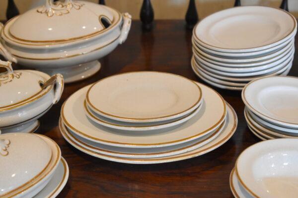 Extensive Victorian child’s toy dinner service - Image 4