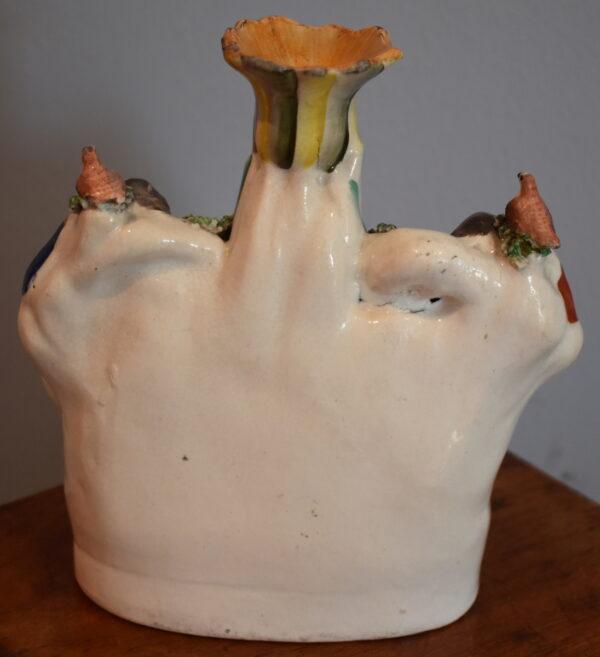 Rare 'Babes in the wood' Staffordshire figure - Image 6