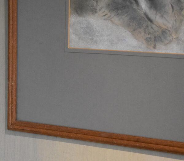 Charming pastel drawing of a cat - Image 3