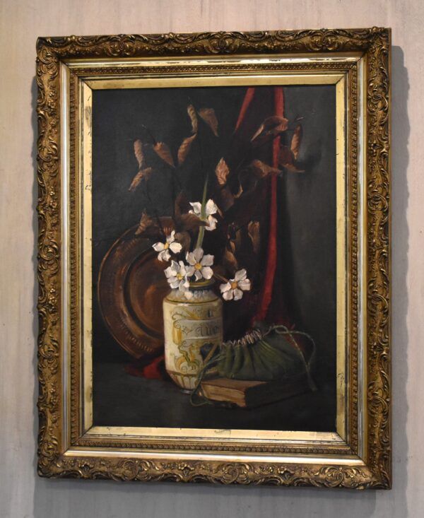 Fine Victorian still life oil painting