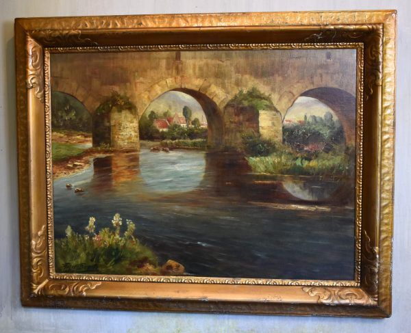 Large oil painting by Franz Reder-Broili - Image 2