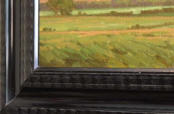 The ruined tower, oil painting by William Knight - Image 5
