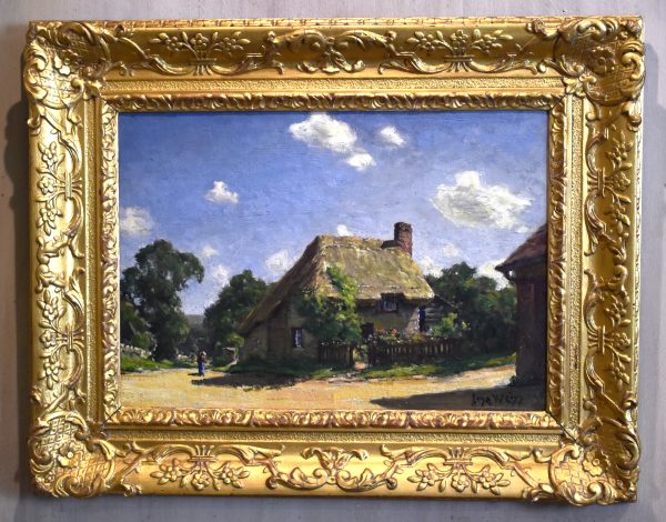 Old Sussex cottage, oil painting by Jose Weiss - Image 2