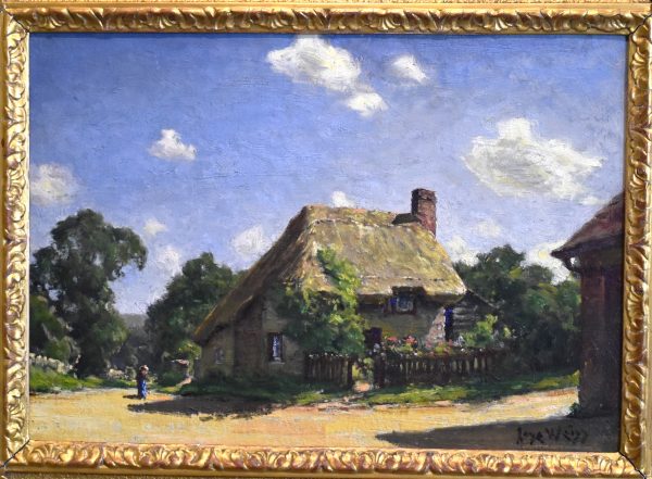 Old Sussex cottage, oil painting by Jose Weiss - Image 6