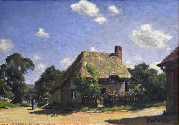 Old Sussex cottage, oil painting by Jose Weiss - Image 5