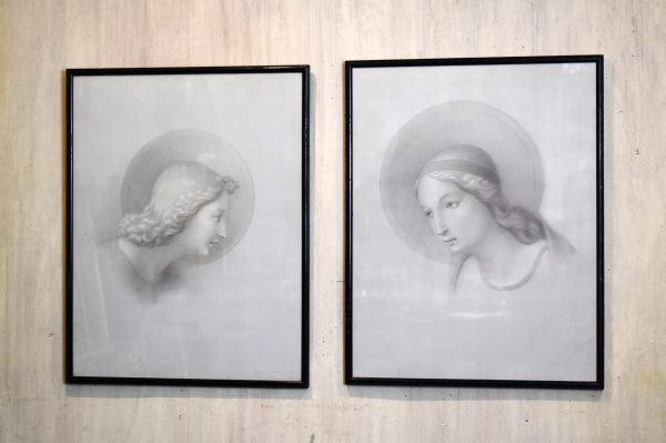 Pair of drawings after Raphael