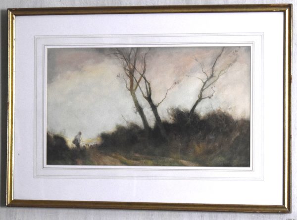 When trees are bare, watercolour by W. Tatton Winter - Image 2