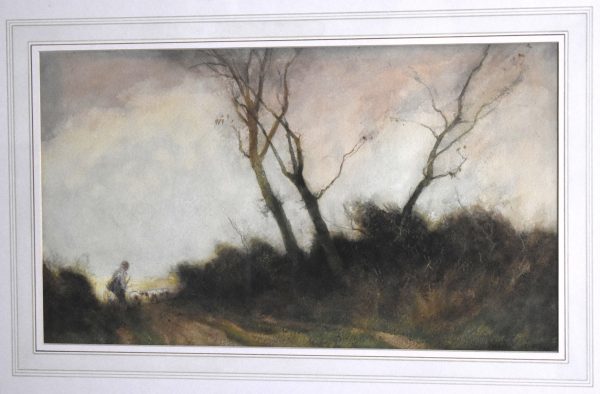 When trees are bare, watercolour by W. Tatton Winter - Image 5