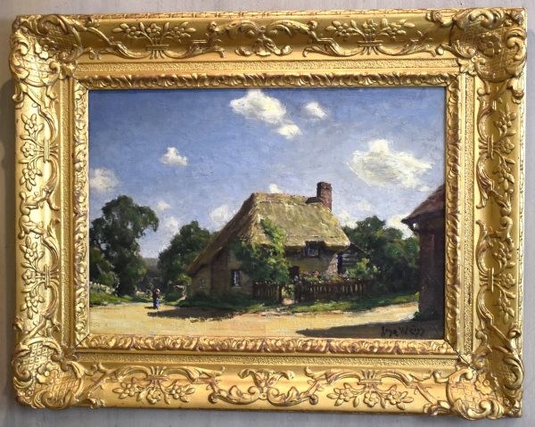 Old Sussex cottage, oil painting by Jose Weiss - Image 2