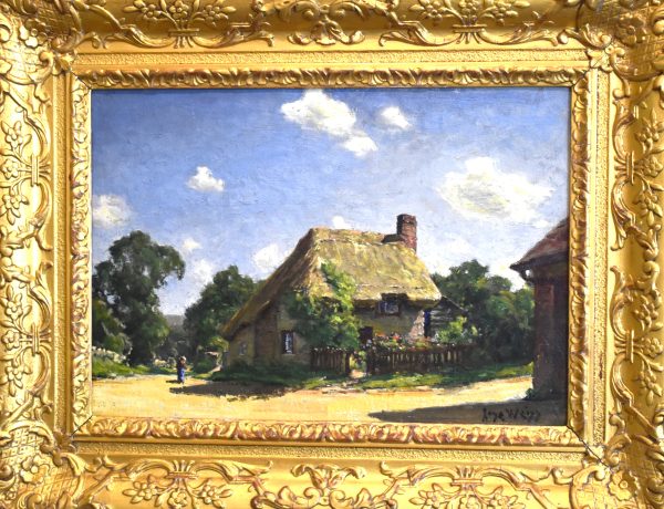 Old Sussex cottage, oil painting by Jose Weiss - Image 7