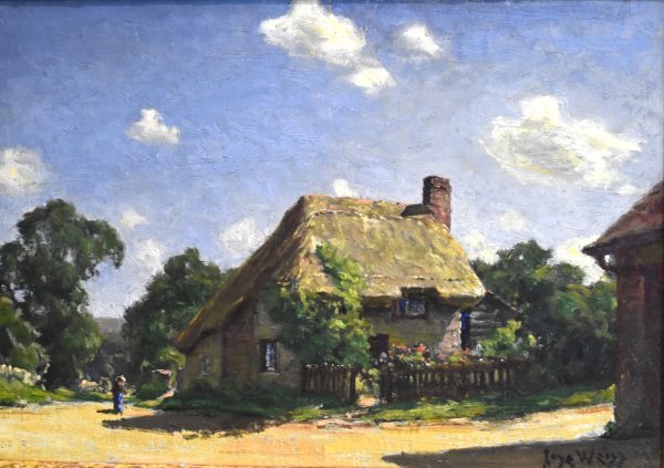 Old Sussex cottage, oil painting by Jose Weiss - Image 6