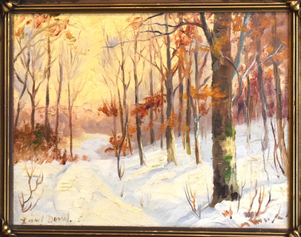 Canadian landscape oil painting by Lionel Duval - Image 6