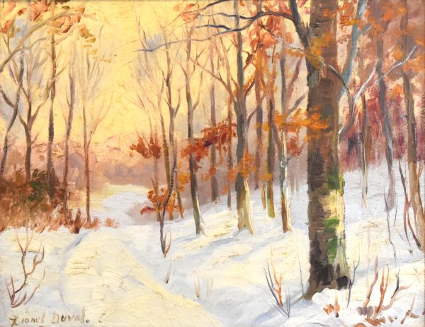 Canadian landscape oil painting by Lionel Duval - Image 5