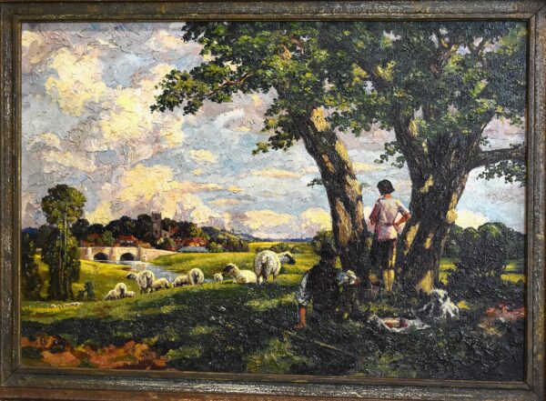 Summer Pastoral oil painting by Eric Belton - Image 3