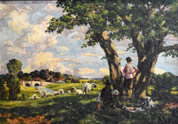 Summer Pastoral oil painting by Eric Belton - Image 8