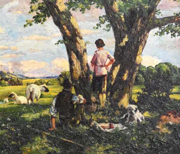 Summer Pastoral oil painting by Eric Belton - Image 7