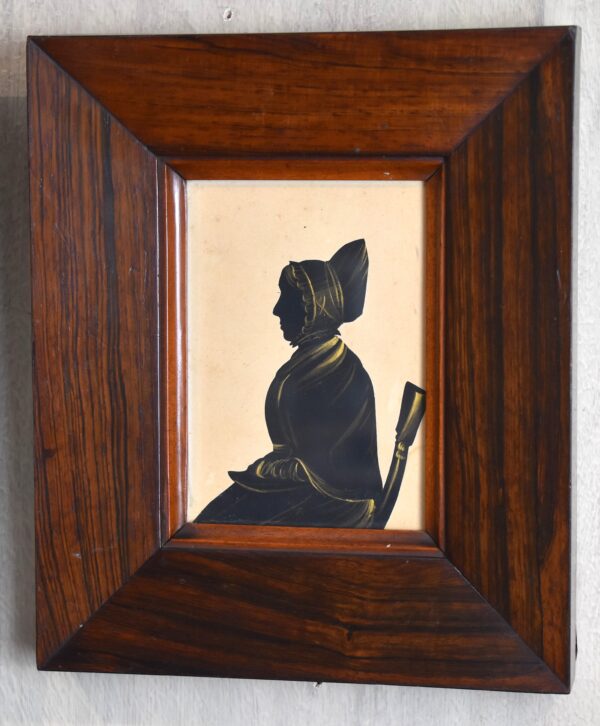 Pair of Victorian silhouettes - Image 4