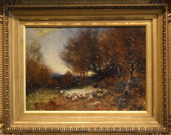 Autumn oil painting by Alexander Coutts Fraser - Image 9
