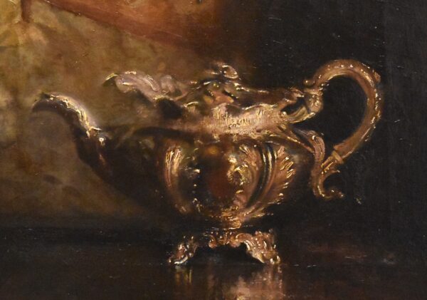 Still life oil painting by William Charles Penn 1877-1968 - Image 5