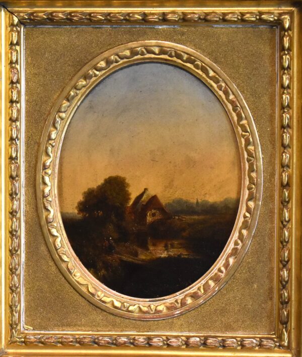 Fine pastoral landscape oil painting - Image 7