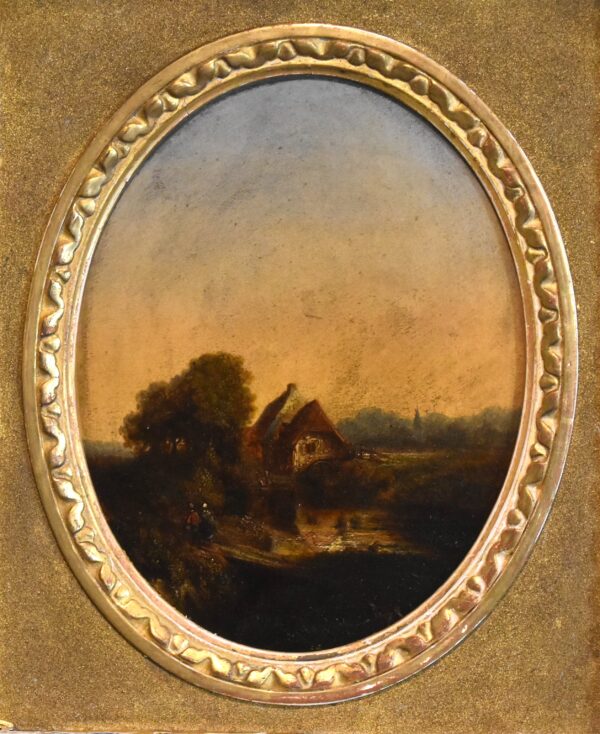 Fine pastoral landscape oil painting - Image 6