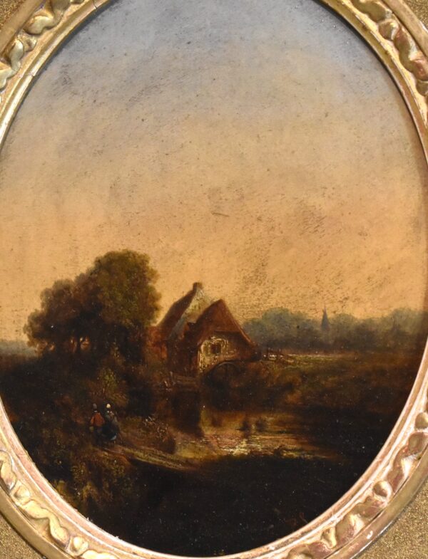 Fine pastoral landscape oil painting - Image 5