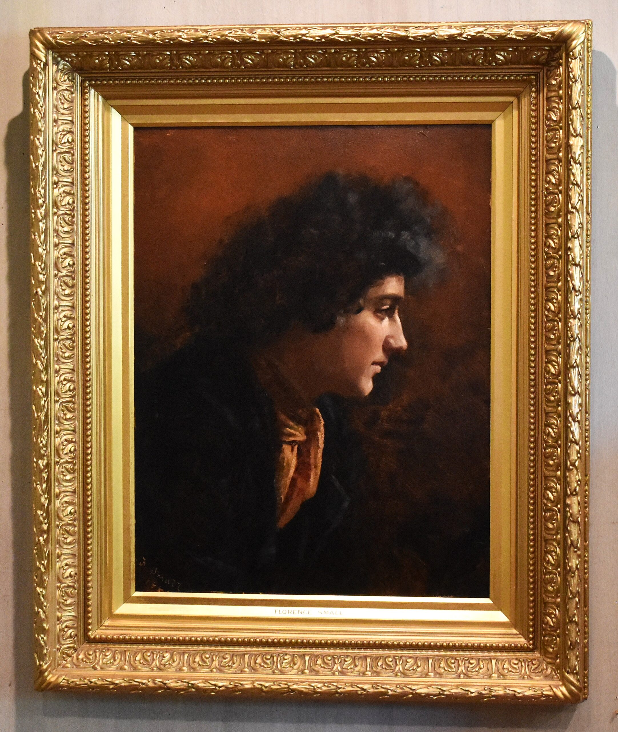 Portrait oil painting by Florence Small - Image 2