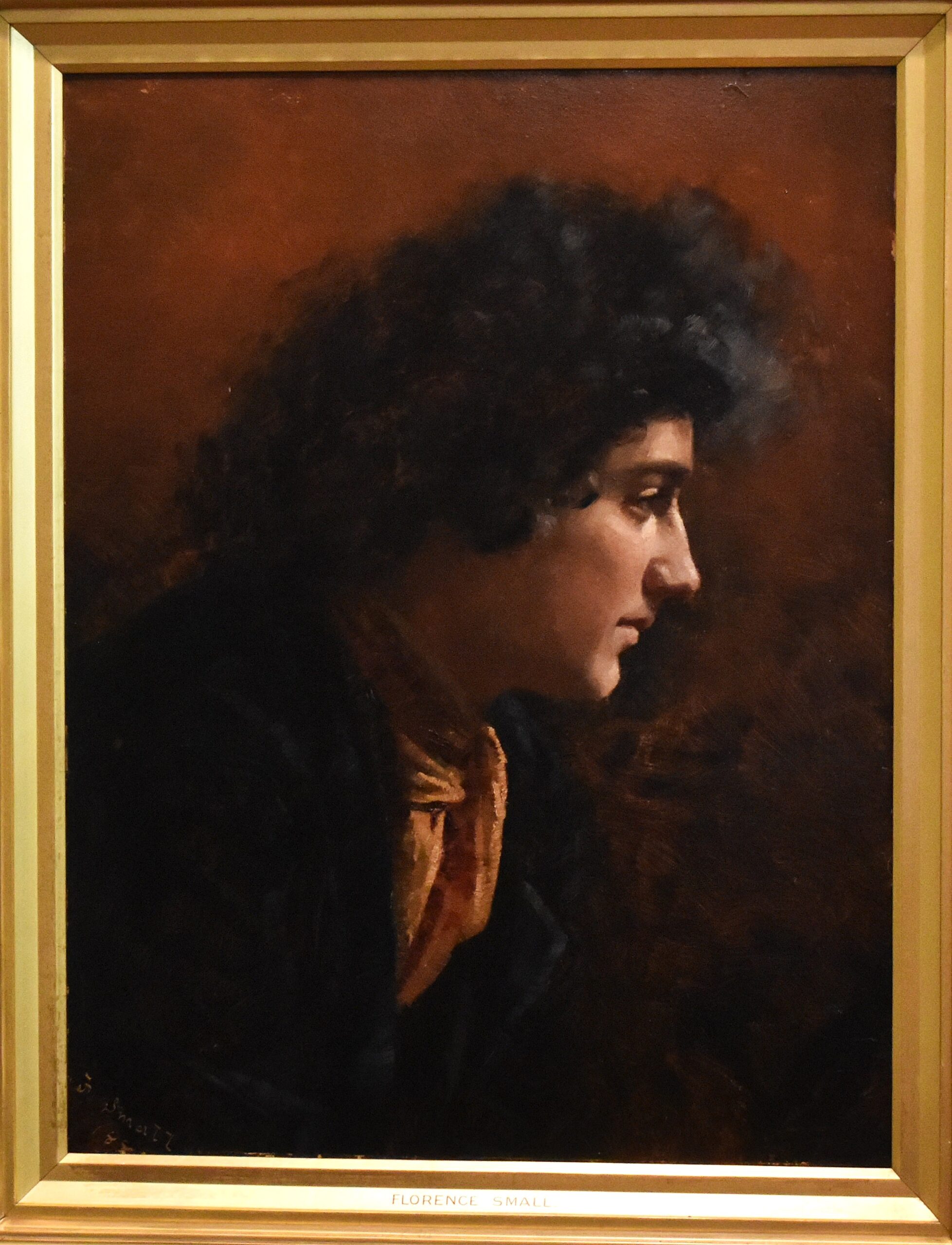 Portrait oil painting by Florence Small - Image 6