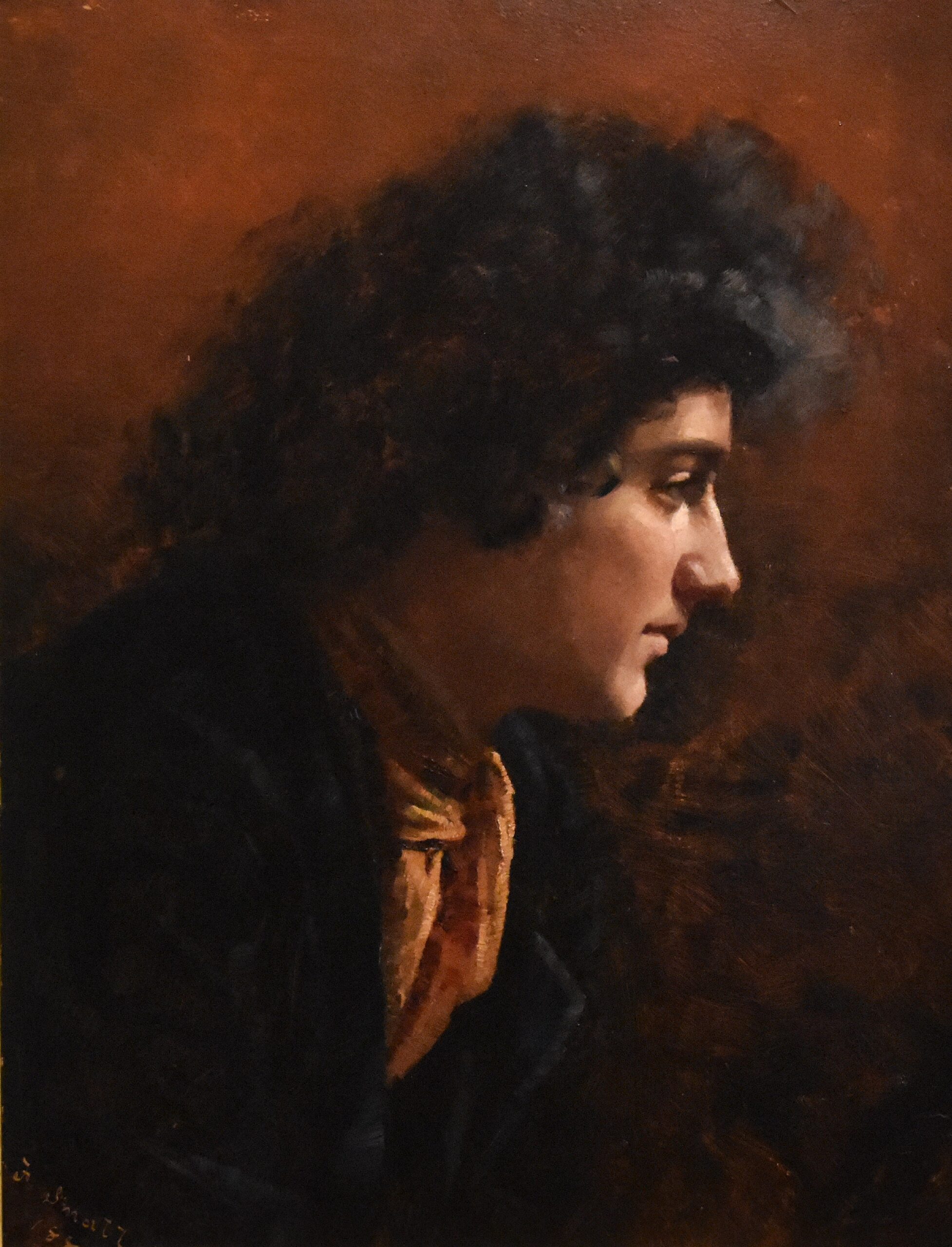 Portrait oil painting by Florence Small - Image 5