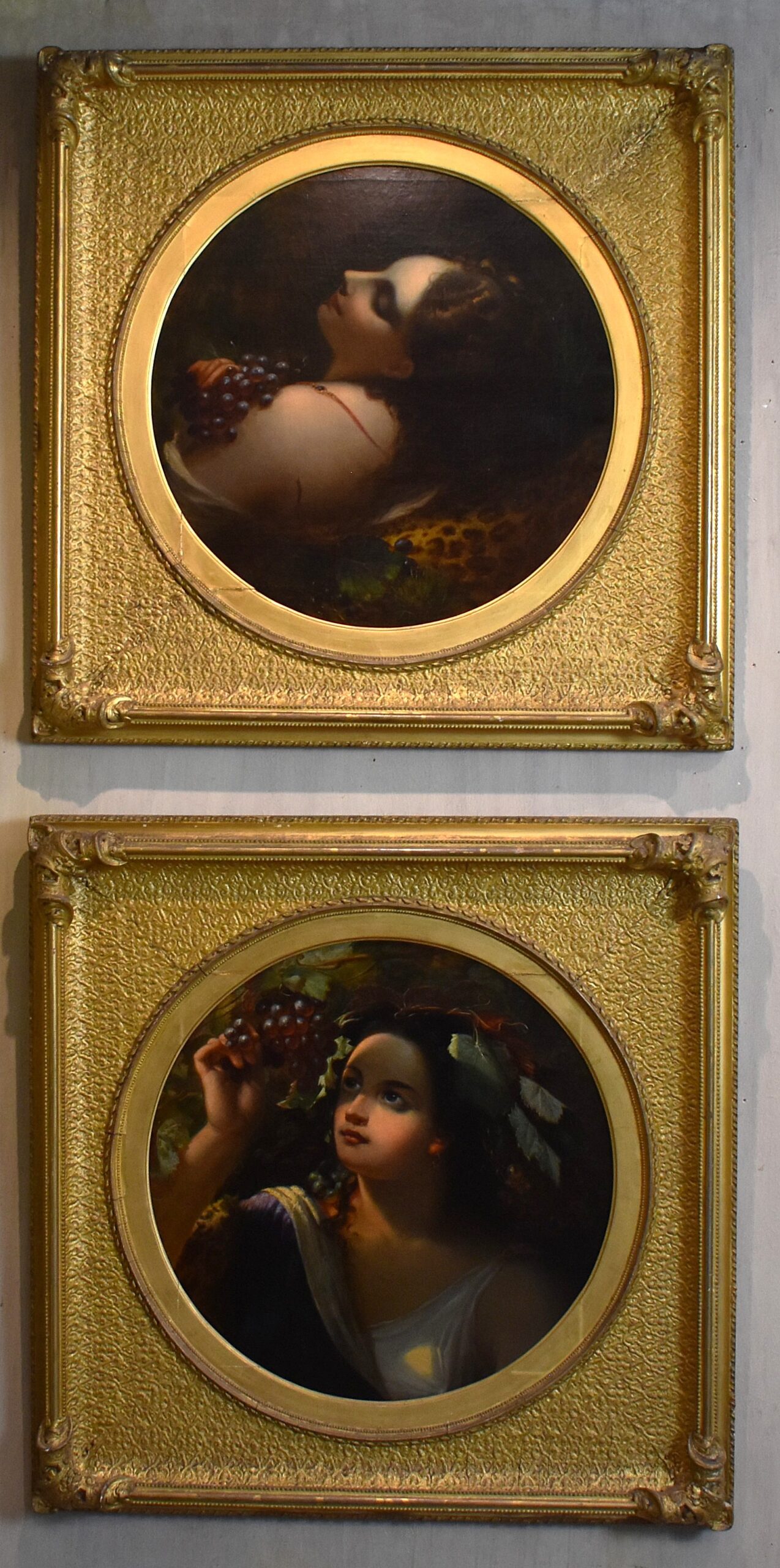 Superb pair of oil paintings by Theodore Jensen (1816-1894) - Image 2