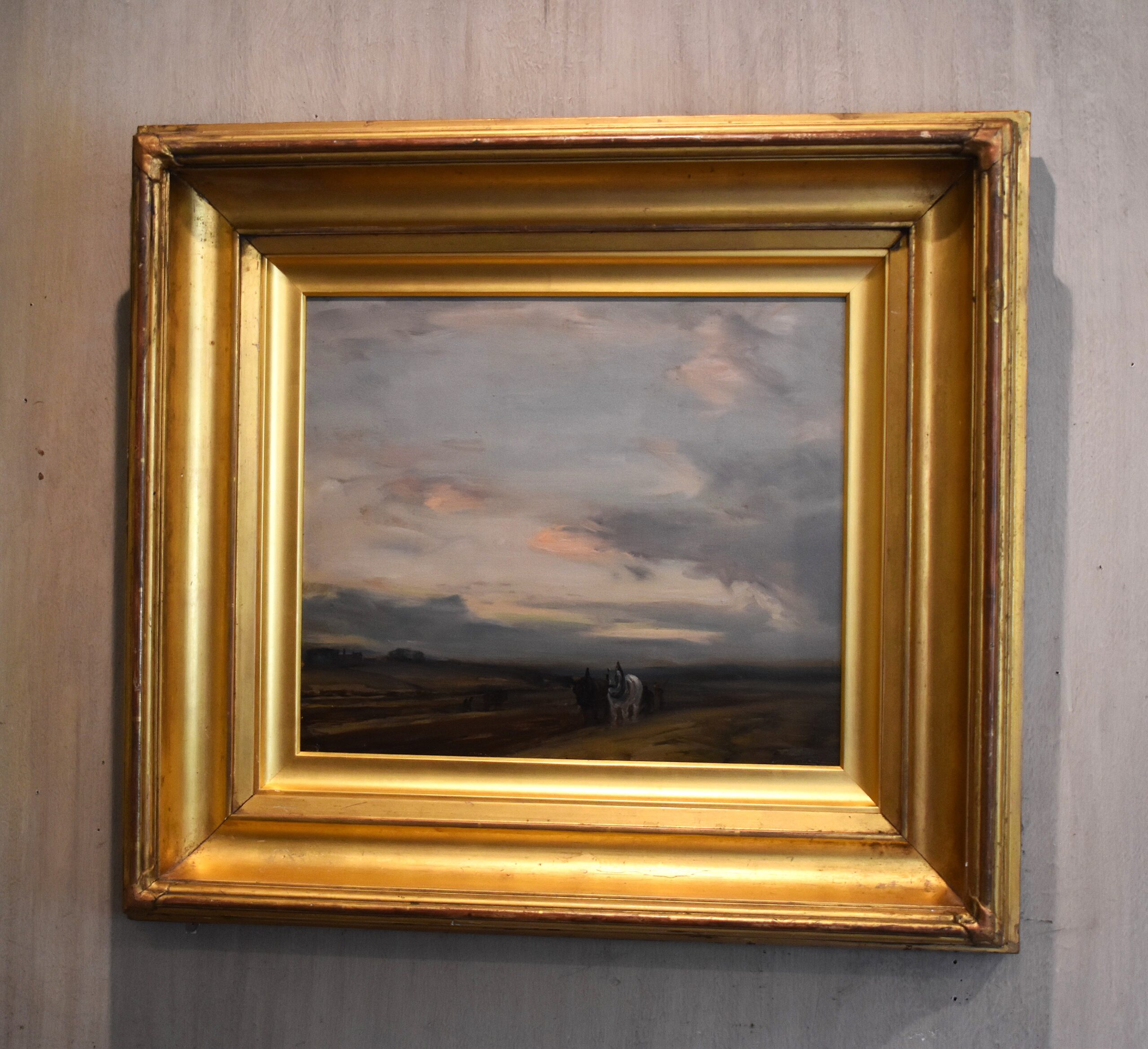 Landscape oil painting by John Campbell Mitchell 1862-1922